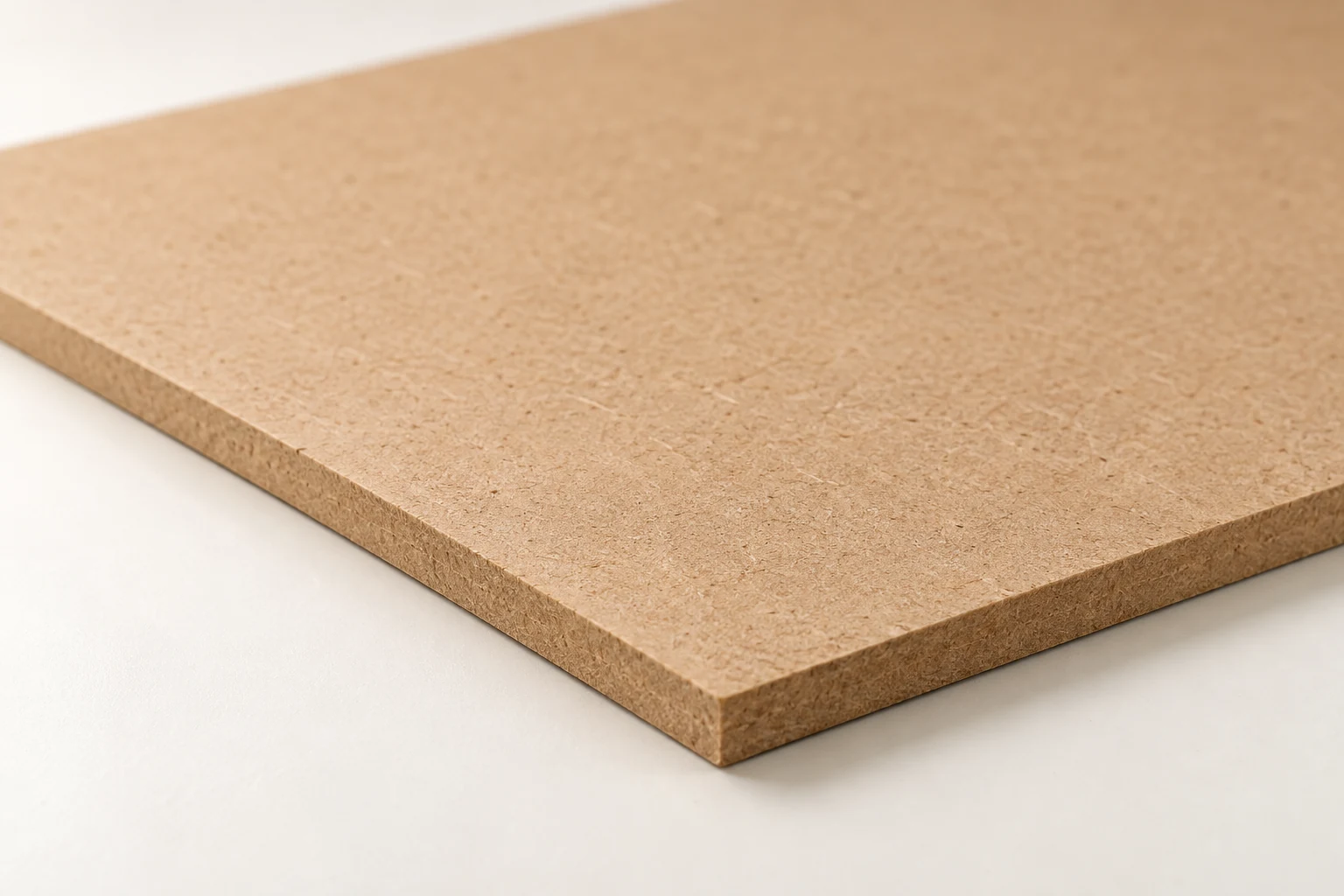 Illustrative reference of the MDF backing used to support a cloth print